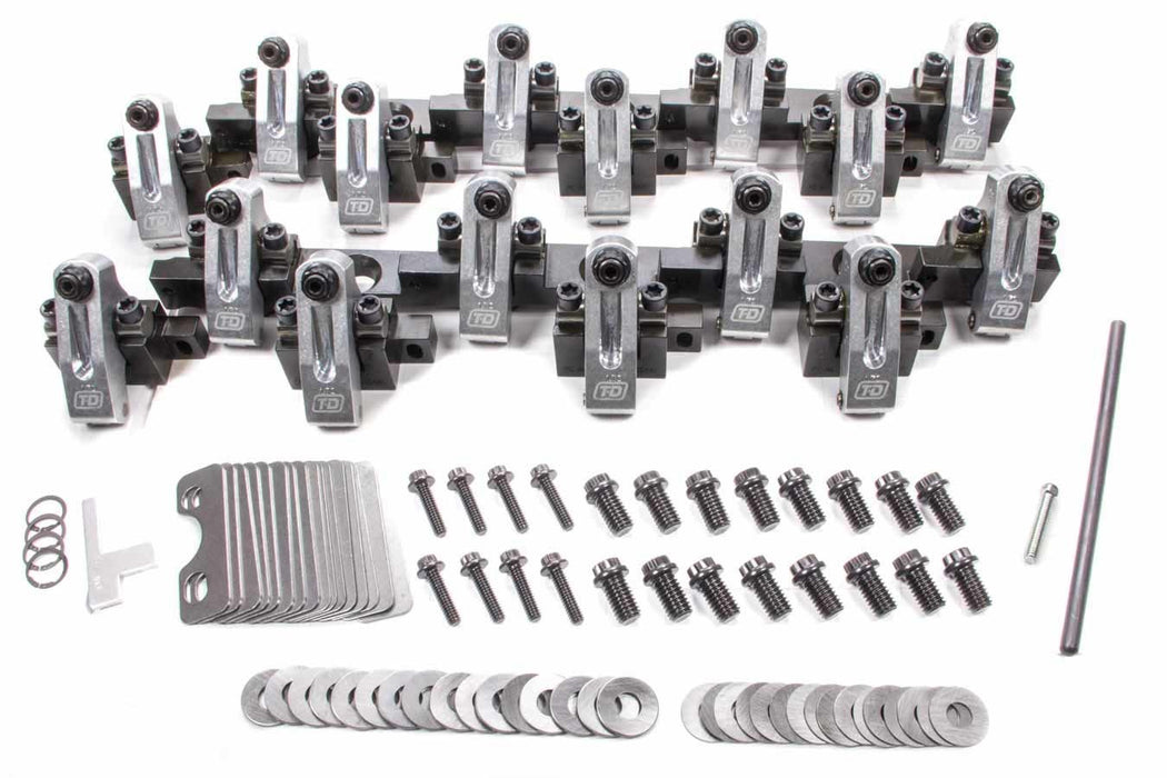 T AND D MACHINE 3102-170/170 BBC Shaft Rocker Arm Kit - 1.7/1.7 Ratio