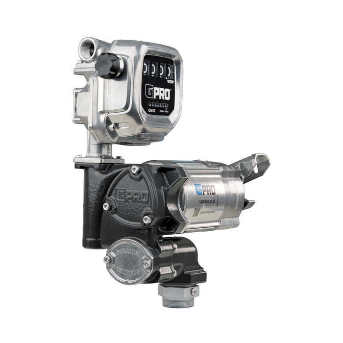 GPRO 20 GPM 115V FUEL TRANSFER PUMP WITH 2-40 GPM FUEL METER - 1-INCH OUTLET - Truck Part Superstore