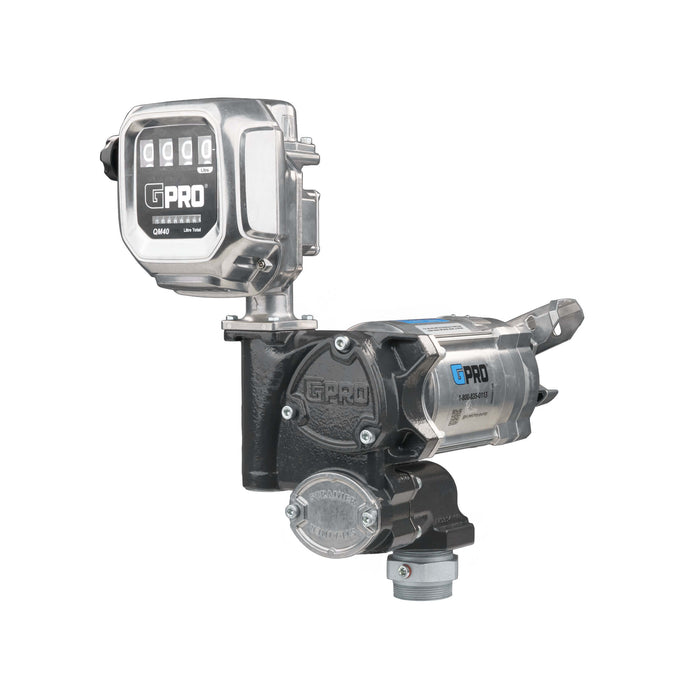 GPRO 20 GPM 115V FUEL TRANSFER PUMP WITH 2-40 GPM FUEL METER - 1-INCH OUTLET - Truck Part Superstore