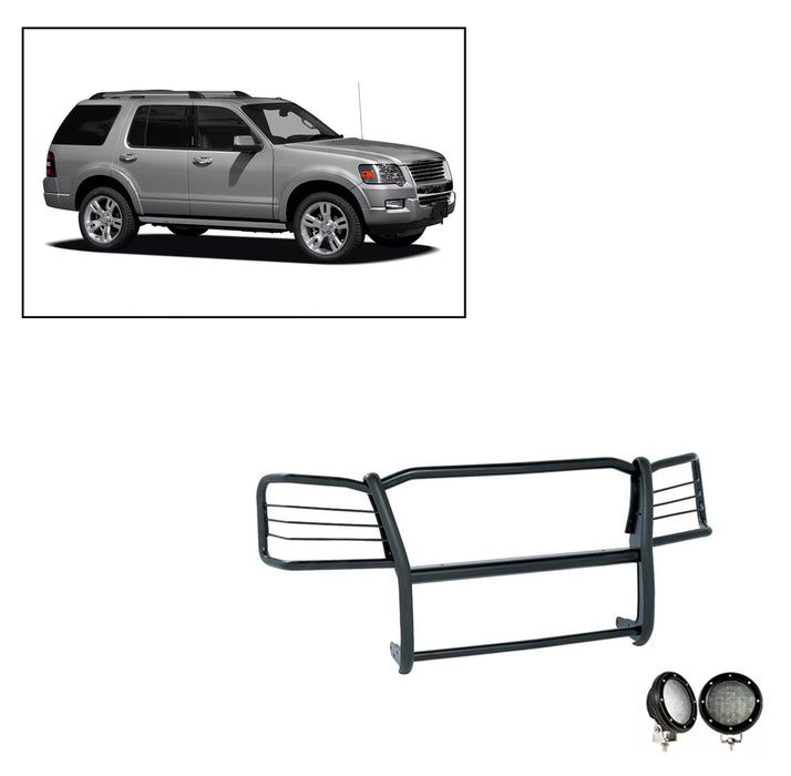 Black Horse Off Road 17A030200MA-PLFB Black Steel Modular - Truck Part Superstore