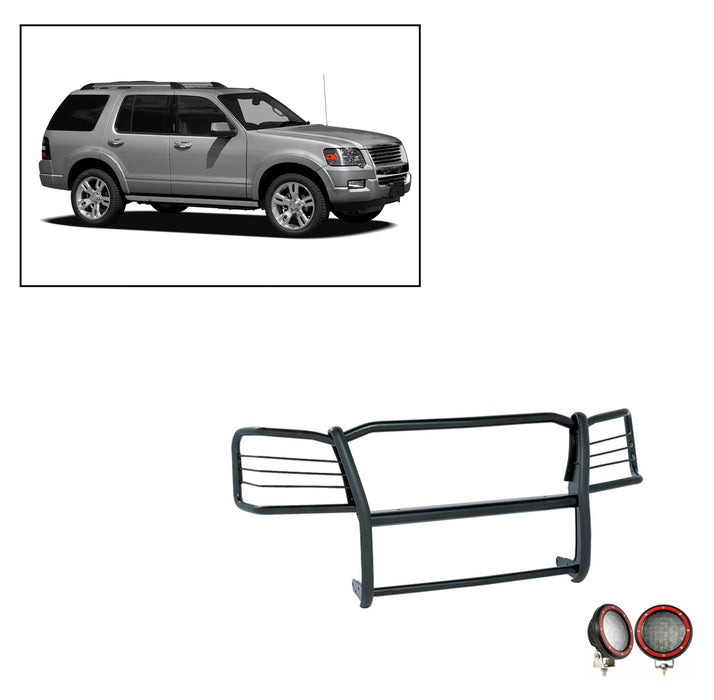 Black Horse Off Road 17A030200MA-PLFR Black Steel Modular - Truck Part Superstore
