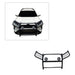 Black Horse Off Road 17A093904MA-PLFB Black Steel Modular - Truck Part Superstore
