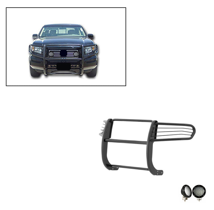Black Horse Off Road 17A152500A1MA-PLFB Black Steel Modular - Truck Part Superstore