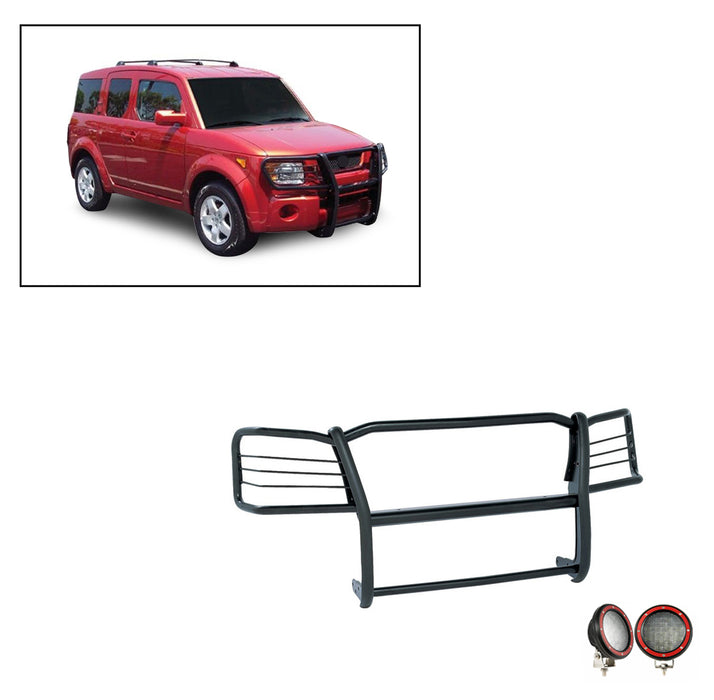 Black Horse Off Road 17A155900MA-PLFR Black Steel Modular - Truck Part Superstore