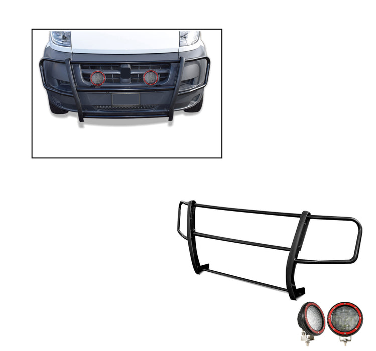 Black Horse Off Road 17DOPRMA-PLFR Spartan Grille Guard Kit - Truck Part Superstore