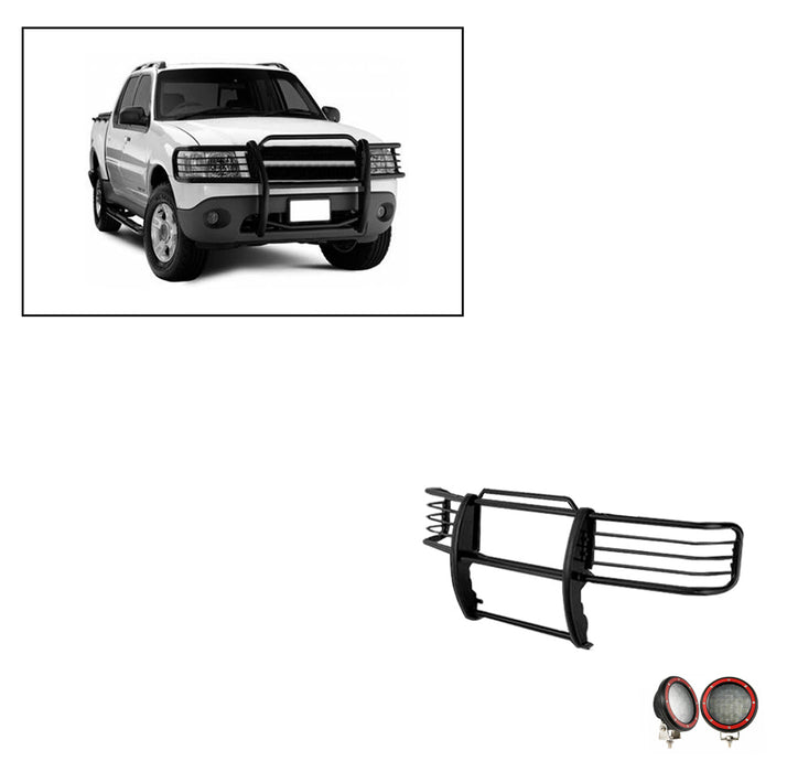 Black Horse Off Road 17FJ24MA-PLFR Black Steel Modular - Truck Part Superstore