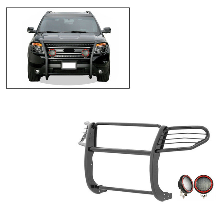 Black Horse Off Road 17FJ30MA-PLFR Black Steel Modular - Truck Part Superstore