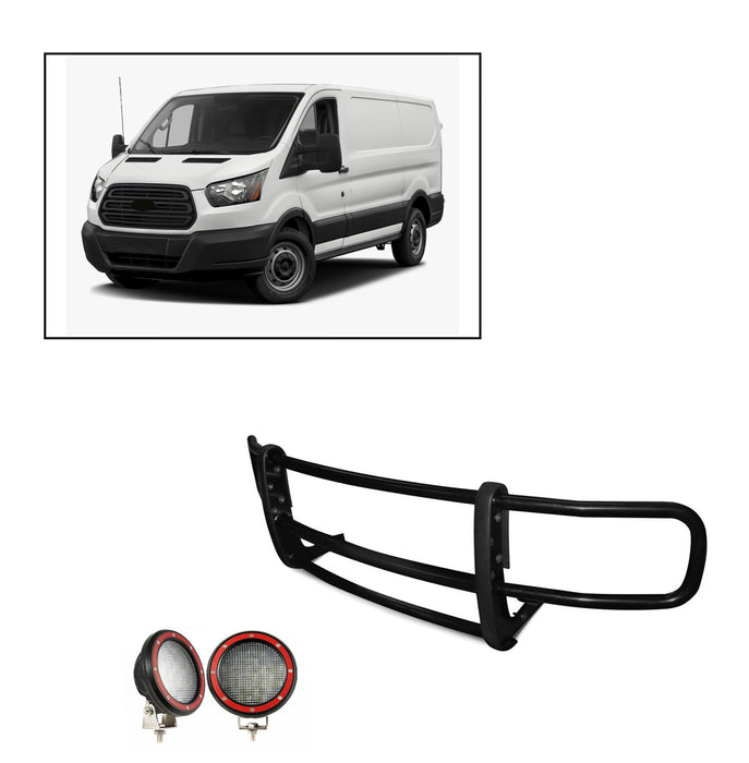 Black Horse Off Road 17FOTRMA-PLFR Spartan Grille Guard Kit - Truck Part Superstore