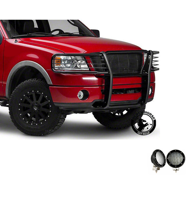 Black Horse Off Road 17FP28MA-PLFB Black Steel Modular - Truck Part Superstore