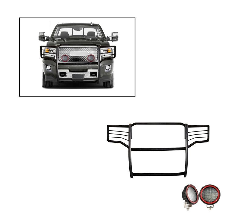 Black Horse Off Road 17GS14MA-PLFR Black Steel Modular - Truck Part Superstore