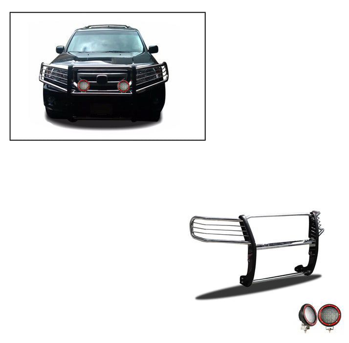 Black Horse Off Road 17H151402MSS-PLFR Stainless Steel Stainless Steel Modular - Truck Part Superstore