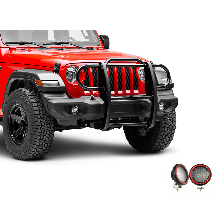 Black Horse Off Road 17JPJLMA-PLFR Black Steel Modular - Truck Part Superstore