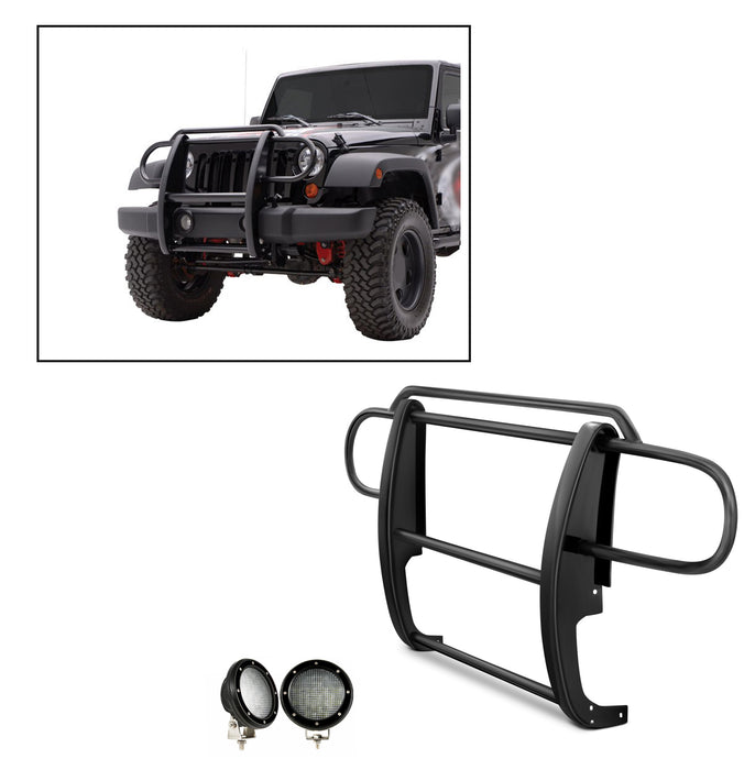 Black Horse Off Road 17JPWRMA-PLFB Black Steel Modular - Truck Part Superstore