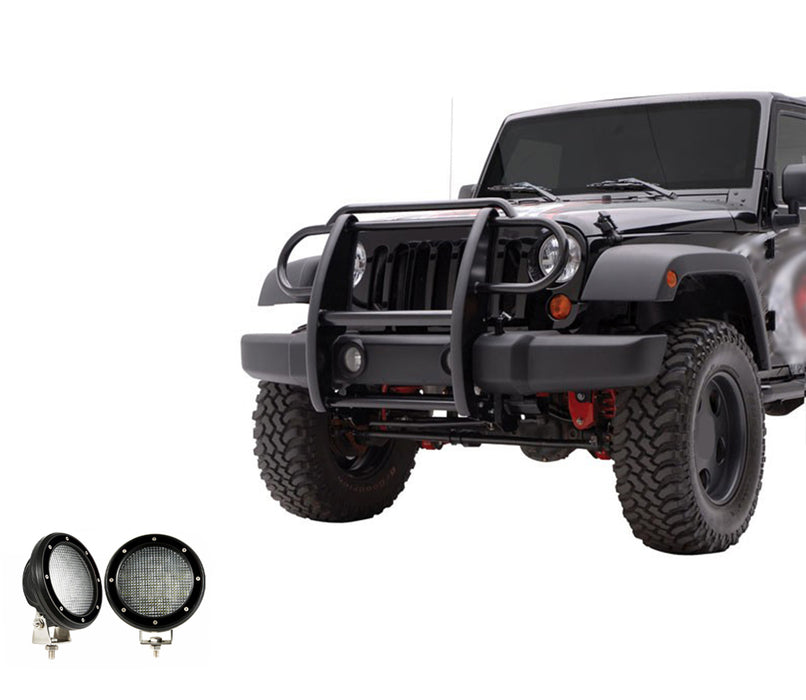 Black Horse Off Road 17JPWRMA-PLFB Black Steel Modular - Truck Part Superstore