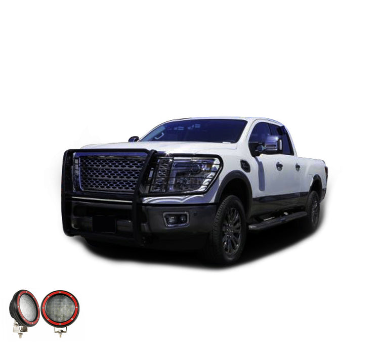 Black Horse Off Road 17NR28MA-PLFR Black Steel Modular - Truck Part Superstore