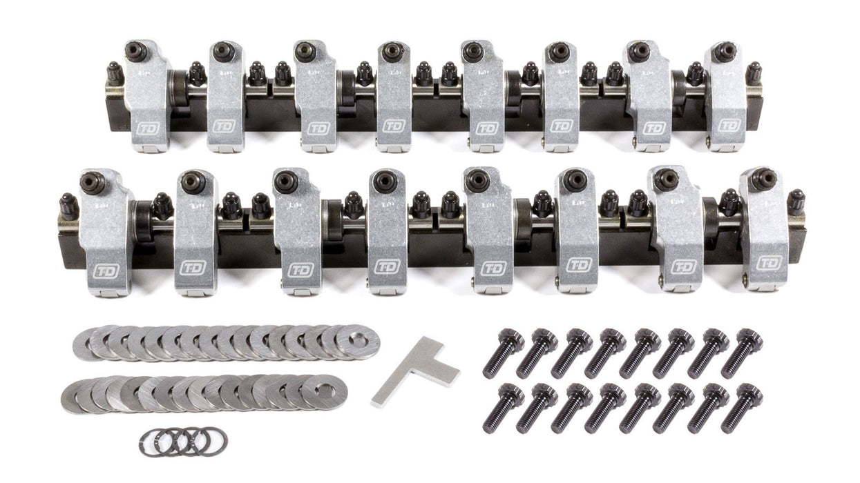 T AND D MACHINE 2351-180/180 Chevy LS7 Shaft Rocker Arm Kit 1.80/1.80 Ratio