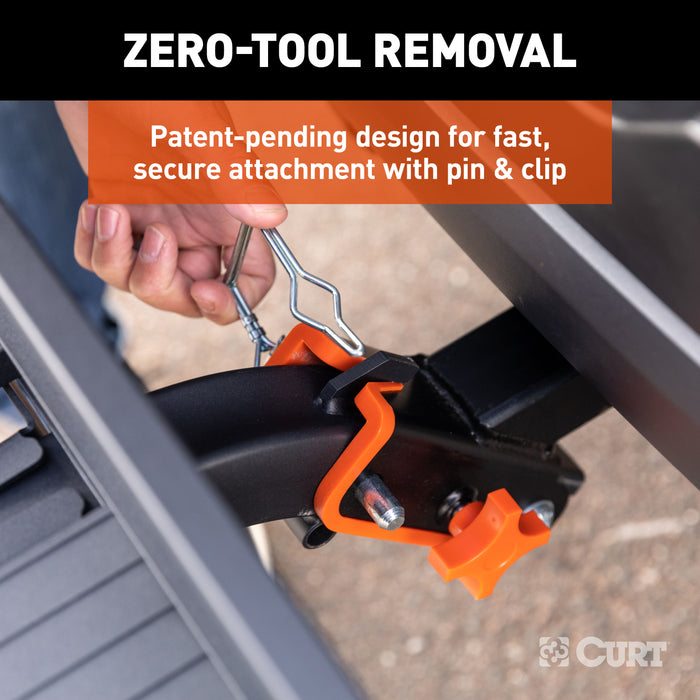 CURT 18415 CURT 18415 ActiveLink 49" x 22" Aluminum Cargo Carrier, Fits 2" Receiver - Truck Part Superstore