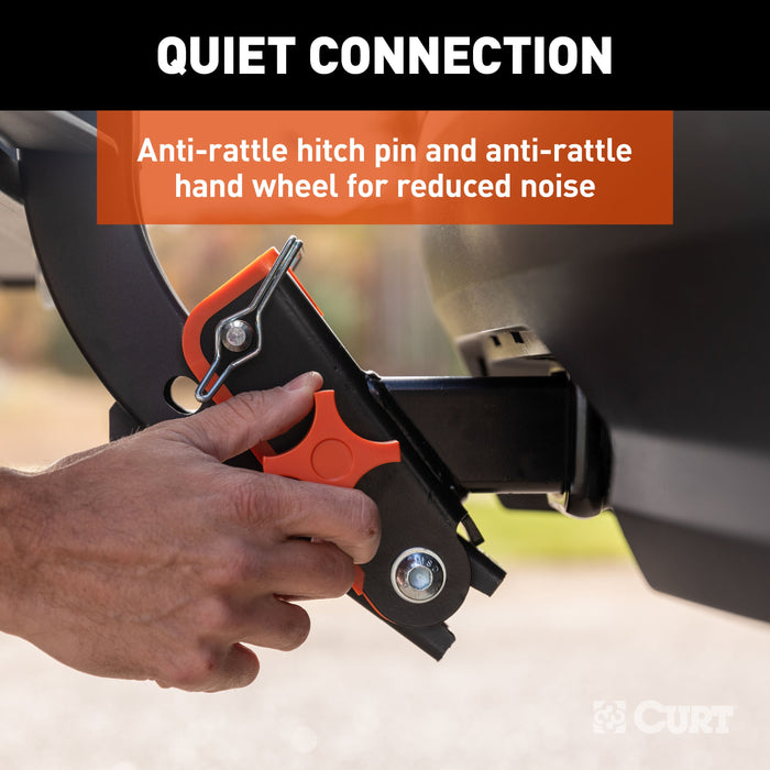 CURT 18415 CURT 18415 ActiveLink 49" x 22" Aluminum Cargo Carrier, Fits 2" Receiver - Truck Part Superstore