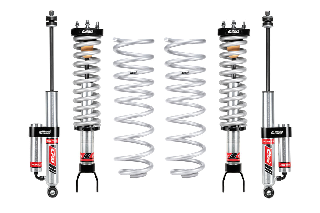 Eibach Springs E86-27-011-03-22 PRO-TRUCK COILOVER STAGE 2R (Front Coilovers + Rear Reservoir Shocks + Pro-Lift- - Truck Part Superstore