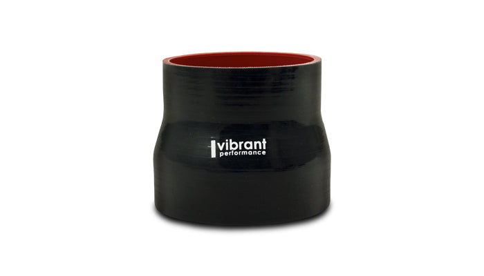 Vibrant Performance 19748 Reducer Coupler, 3.50" I.D. x 4.25" I.D. x 4.50" Long - Black - Truck Part Superstore