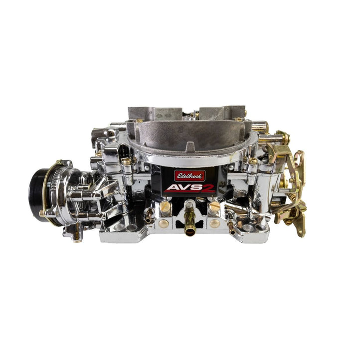 Edelbrock 1906-CP AVS2 Carburetor #1906-CP 650 CFM w/ Electric Choke, Chrome Plasma Finish - Truck Part Superstore