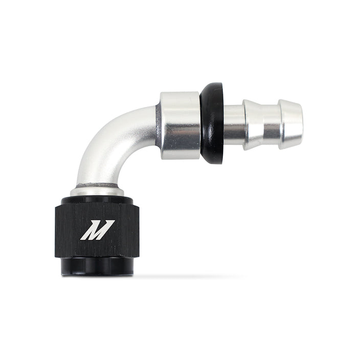 Mishimoto MMFT-PL-690 Mishimoto Push-Lock Fitting, -6AN, 90-Degree - Truck Part Superstore