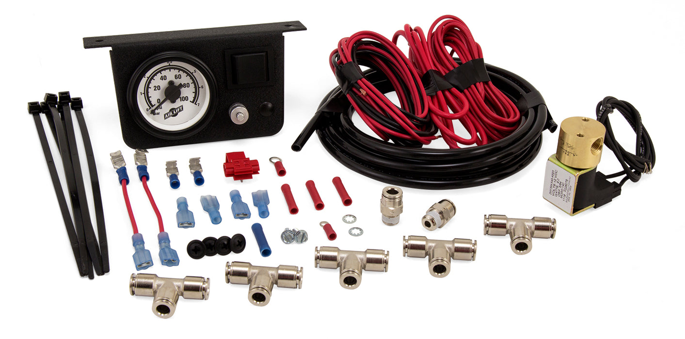 Air Lift 25801 Load Controller I Front Air Spring Add On; Single Fill; For Use w/PN(25651) - Truck Part Superstore