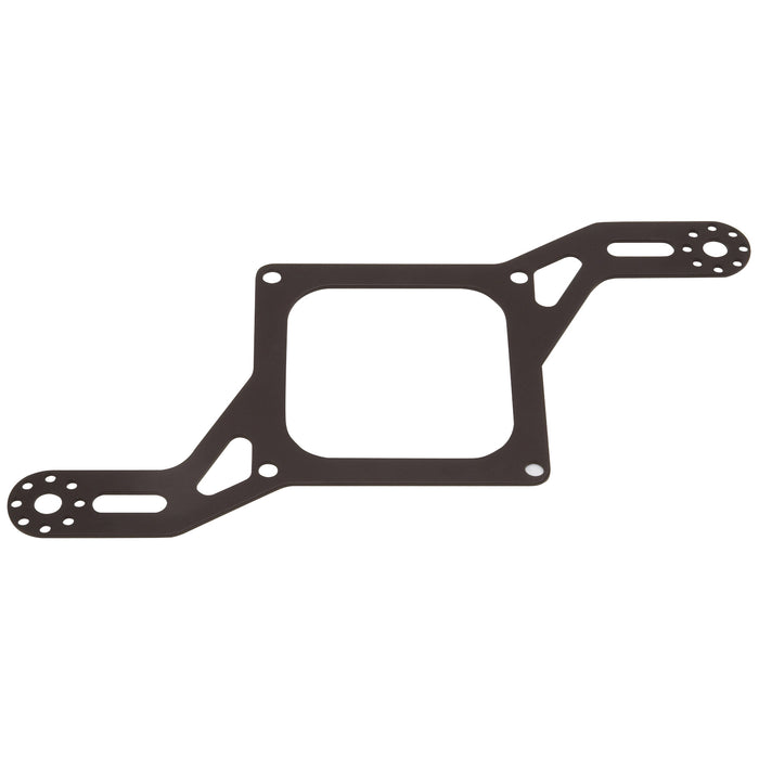 Edelbrock 72288 Edelbrock #72288 Dominator 2 solenoid bracket Billet aluminum CNC-machined plate - Truck Part Superstore