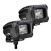 Go Rhino 751003023FBS Bright Series Lights - Pair of 3x2 Rectangle Flood Light Kit - Truck Part Superstore