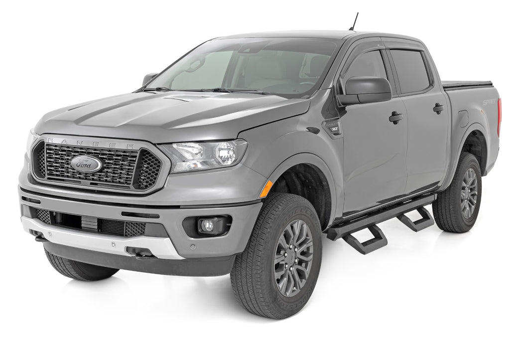 Rough Country 52005 SR2 Adjustable Aluminum Steps - Ford Ranger 2WD/4WD (2019-2023) - Truck Part Superstore