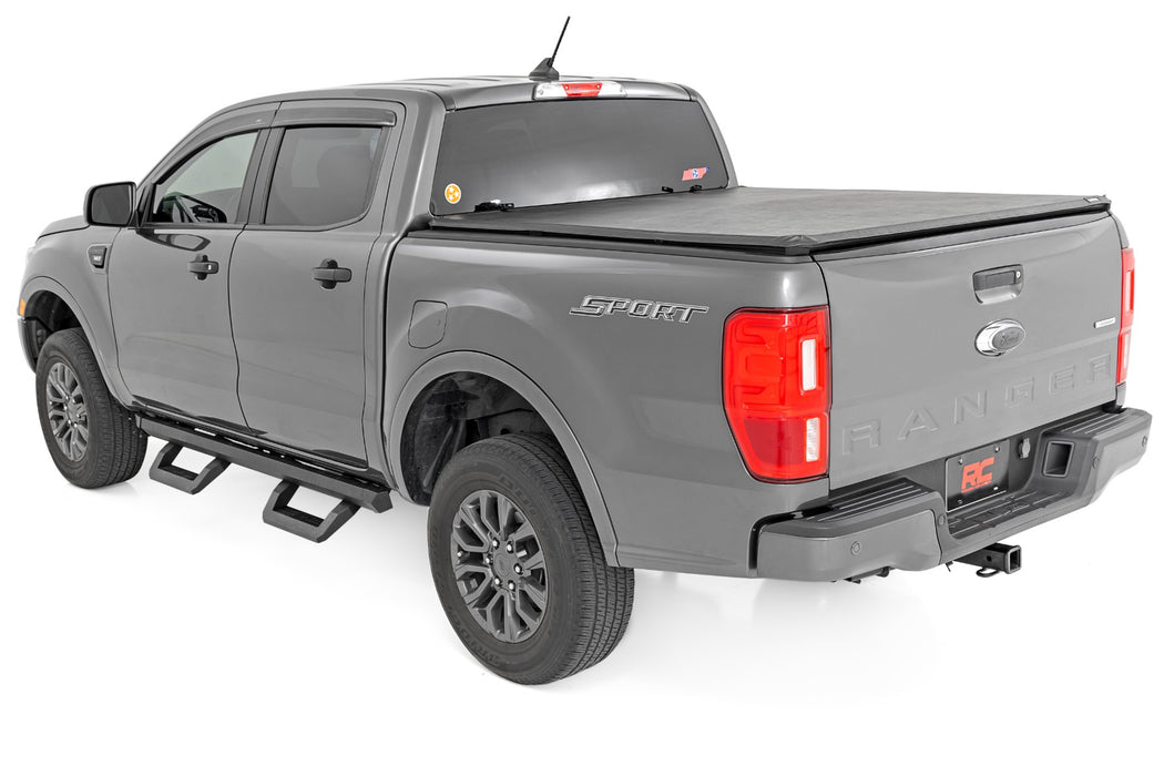 Rough Country 52005 SR2 Adjustable Aluminum Steps - Ford Ranger 2WD/4WD (2019-2023) - Truck Part Superstore