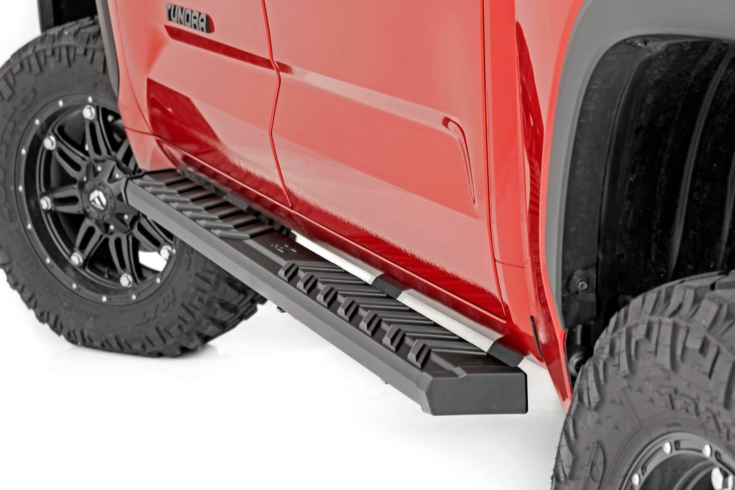 Rough Country 41006 BA2 Running Boards Side Step Bars Toyota Tundra 2WD/4WD (22-23) Rough Country - Truck Part Superstore