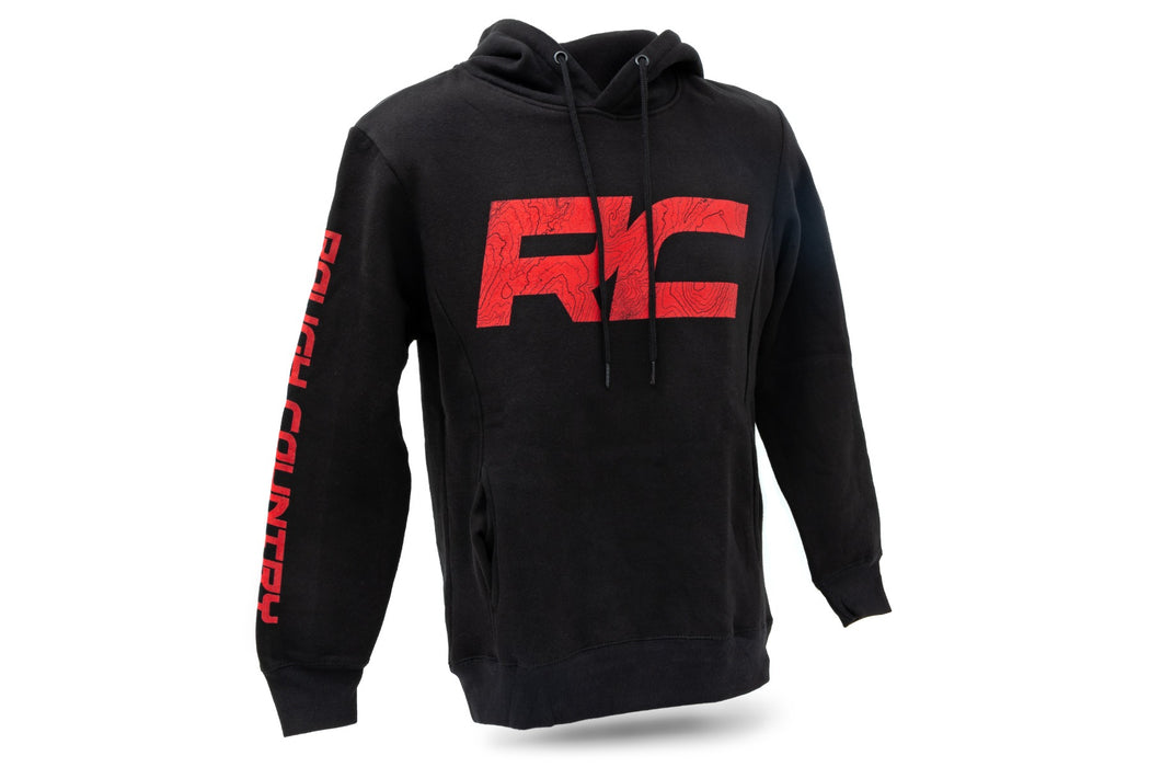 Rough Country 94098MD Rough Country Hoodie - RC Tread Sleeve - Black - MD - Truck Part Superstore