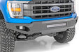 Rough Country 10809A High Clearance Front Bumper - LED Lights & Skid Plate - Ford F-150 (21-23) - Truck Part Superstore