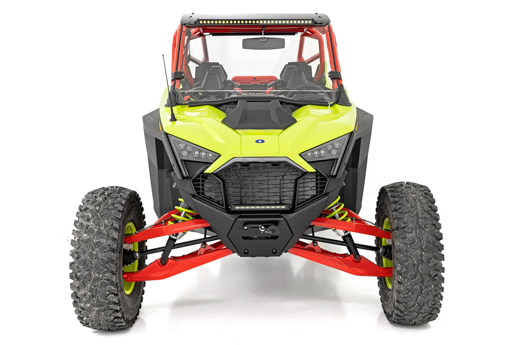 Rough Country 98102210 Full Windshield Scratch Resistant Bolt On Roof Polaris RZR Pro R/RZR Pro R 4 (2022) Rough Country - Truck Part Superstore