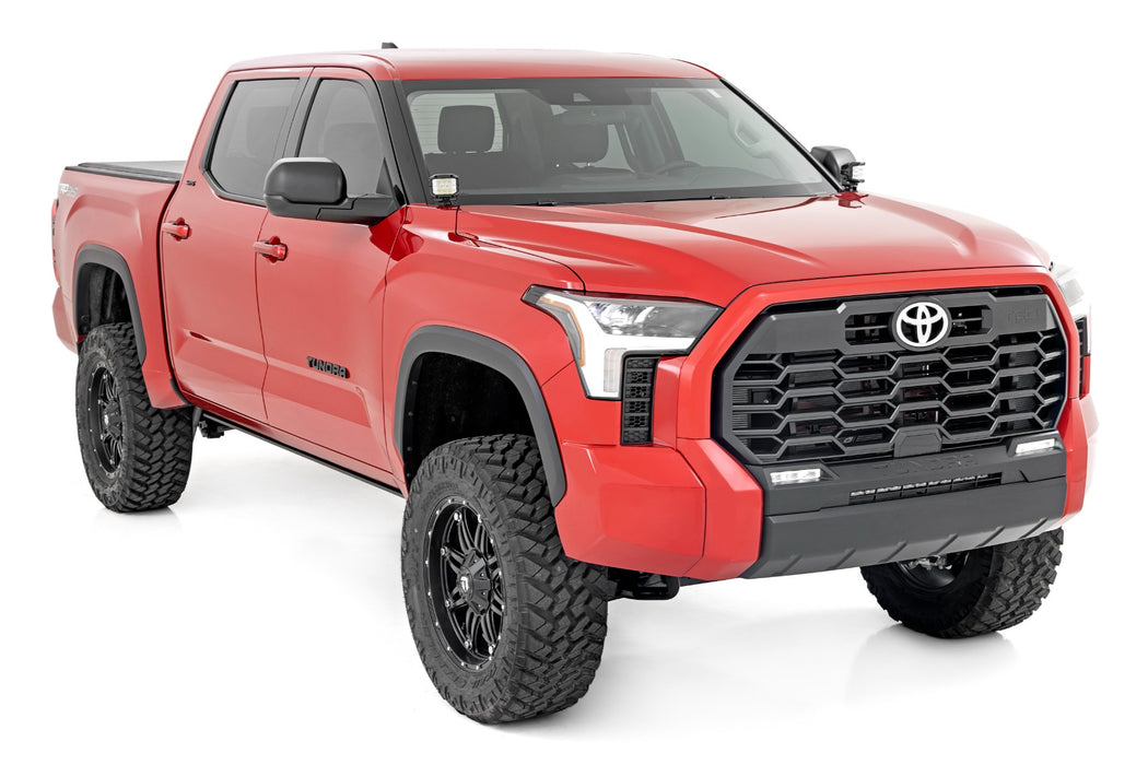 Rough Country 71071 LED Light - Ditch Mount - 2" Black Pair - Spot - Toyota Tundra (22-23) - Truck Part Superstore