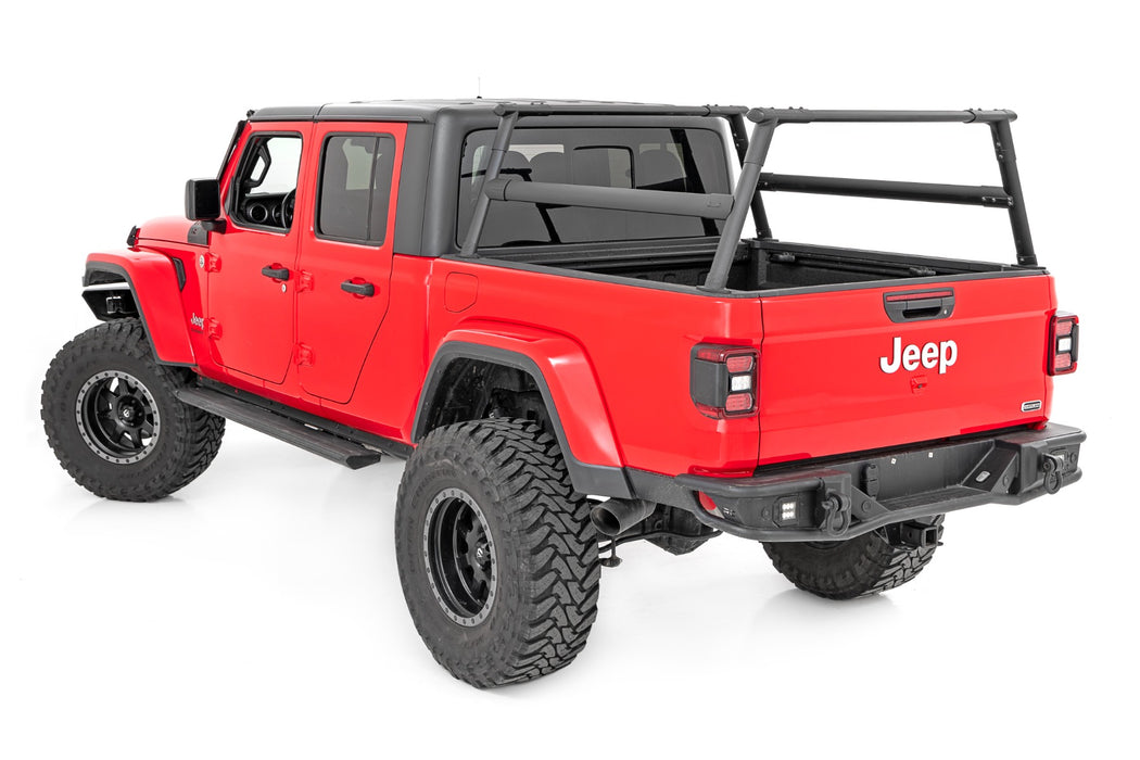 Rough Country 10620 Bed Rack - Aluminum - Jeep Gladiator (2020-2022) - Truck Part Superstore