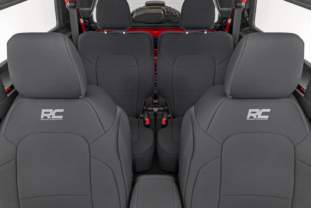 Rough Country 91050 Seat Covers Bucket Seats Front Row and Rear Row Ford Bronco 2 Door (21-23) Rough Country - Truck Part Superstore