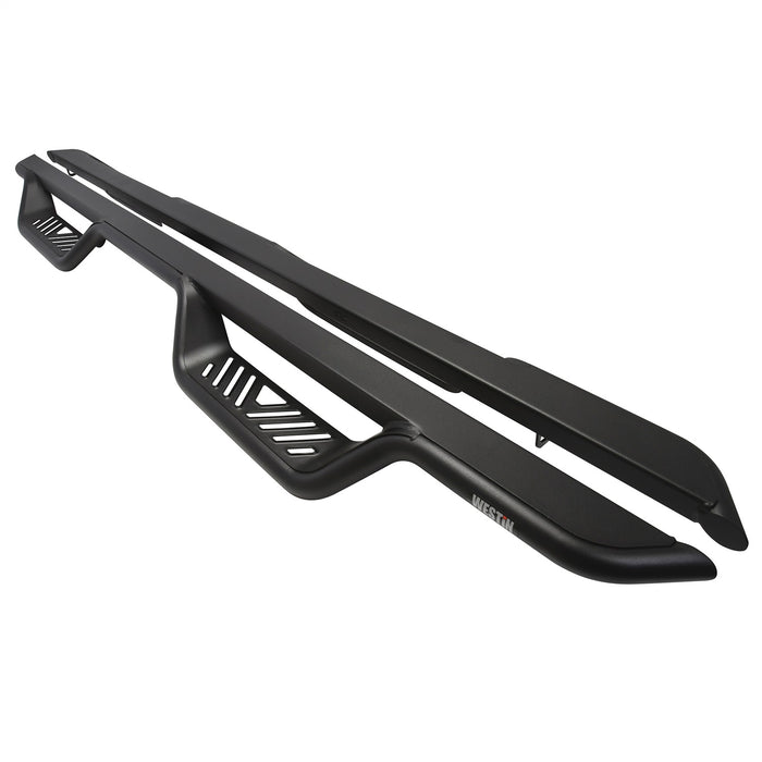 Westin 20-11335 Outlaw Nerf Step Bars; Drop; Textured Black; - Truck Part Superstore