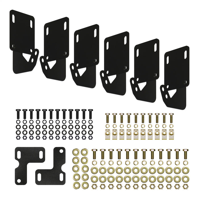 Westin 20-11335 Outlaw Nerf Step Bars; Drop; Textured Black; - Truck Part Superstore