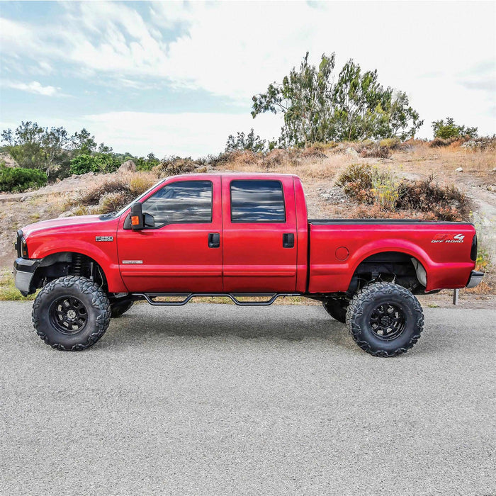 Westin 20-11335 Outlaw Nerf Step Bars; Drop; Textured Black; - Truck Part Superstore