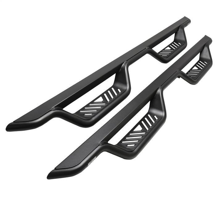 Westin 20-13245 Outlaw Nerf Step Bars; Drop; Textured Black; - Truck Part Superstore