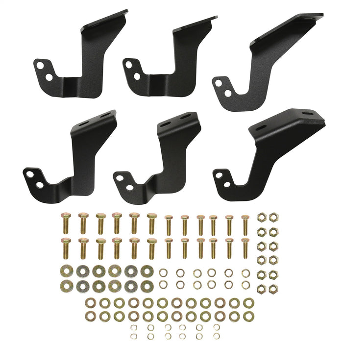 Westin 20-13245 Outlaw Nerf Step Bars; Drop; Textured Black; - Truck Part Superstore