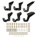Westin 20-13245 Outlaw Nerf Step Bars; Drop; Textured Black; - Truck Part Superstore