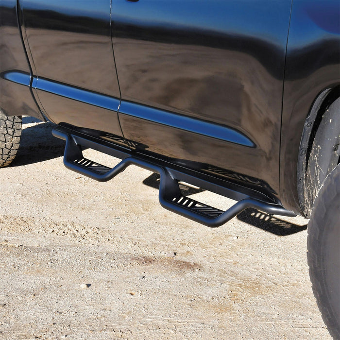 Westin 20-13245 Outlaw Nerf Step Bars; Drop; Textured Black; - Truck Part Superstore