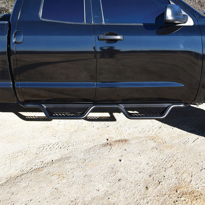 Westin 20-13245 Outlaw Nerf Step Bars; Drop; Textured Black; - Truck Part Superstore