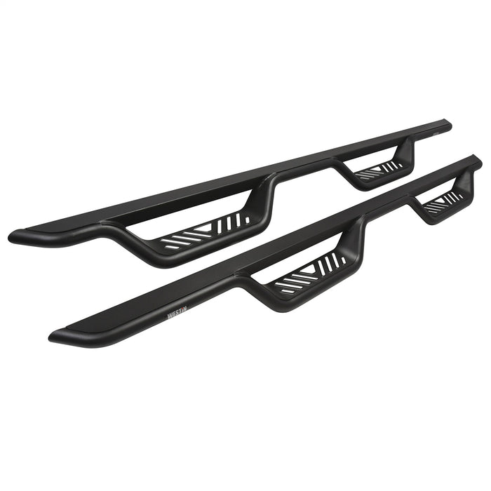 Westin 20-13255 Outlaw Nerf Step Bars; Drop; Steel;  Textured Black; - Truck Part Superstore