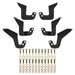 Westin 20-13255 Outlaw Nerf Step Bars; Drop; Steel;  Textured Black; - Truck Part Superstore