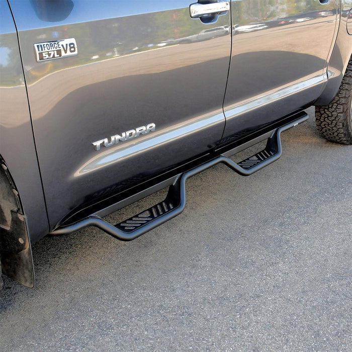 Westin 20-13255 Outlaw Nerf Step Bars; Drop; Steel;  Textured Black; - Truck Part Superstore