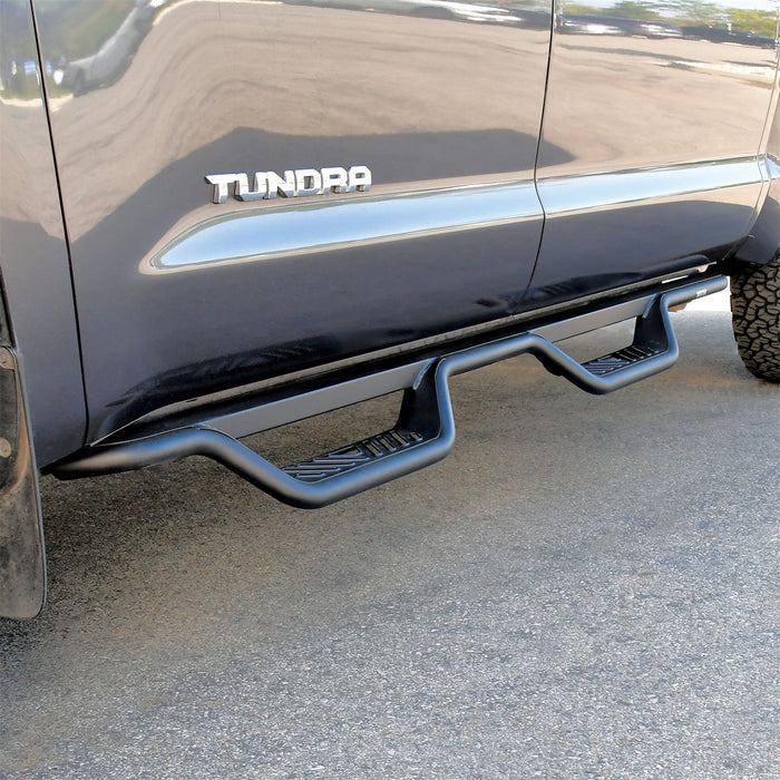 Westin 20-13255 Outlaw Nerf Step Bars; Drop; Steel;  Textured Black; - Truck Part Superstore